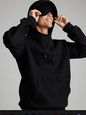 COMFRT Obsidian Black XS Airplane mode travel Hoodie